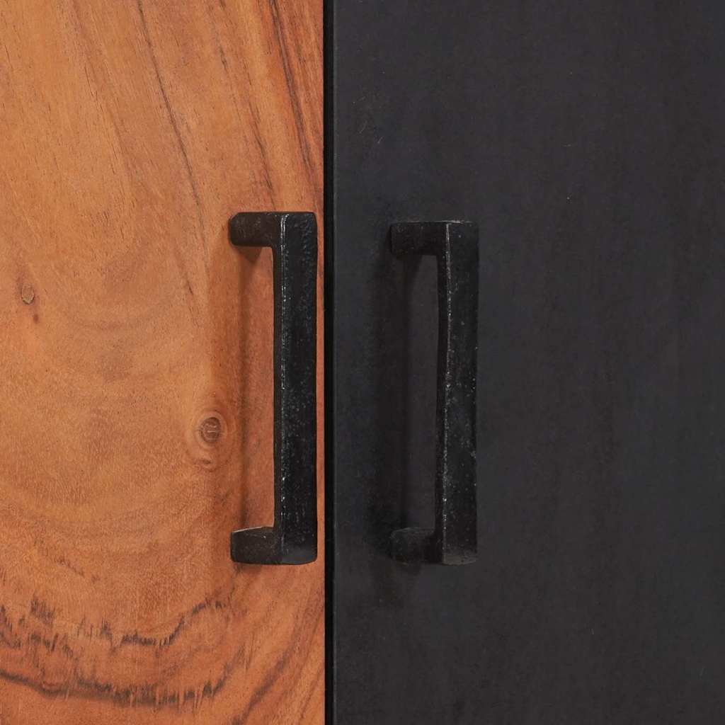 vidaXL Πλαϊνό γραφείο Καφέ 55 x 30 x 75 εκ Στερεό Ξύλο Ακακίας