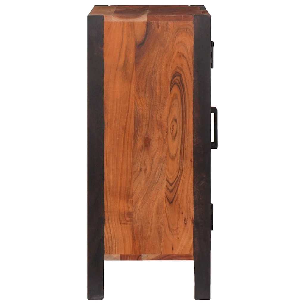 vidaXL Πλαϊνό γραφείο Καφέ 55 x 30 x 75 εκ Στερεό Ξύλο Ακακίας