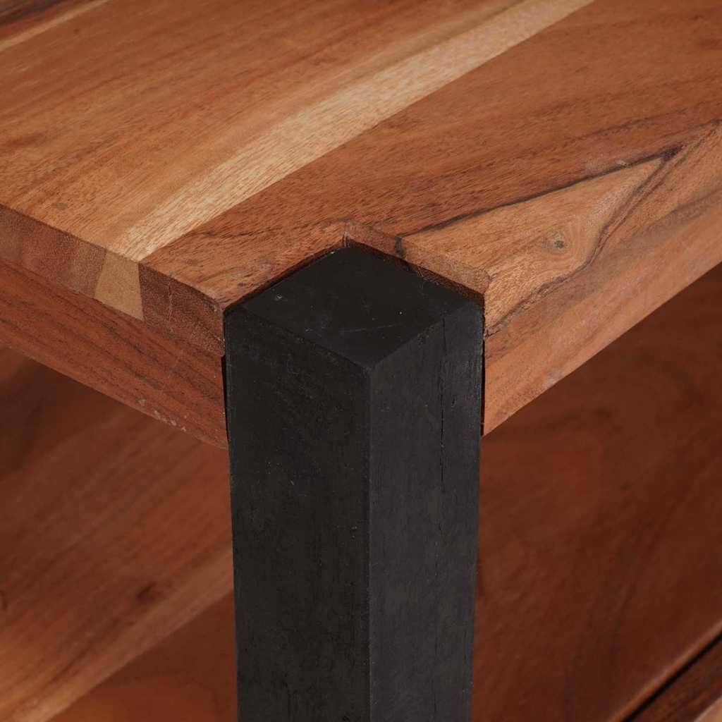 vidaXL Ντουλάπι TV με συρτάρι Καφέ 110 x 30 x 40 cm Μασίφ ξύλο ακακίας