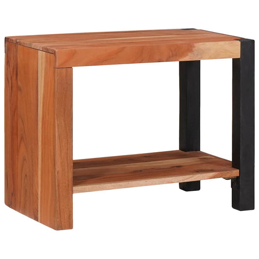 vidaXL Ράφι Βιβλίων Καφέ 50 x 30 x 40 εκ. Μασίφ ξύλο ακακίας