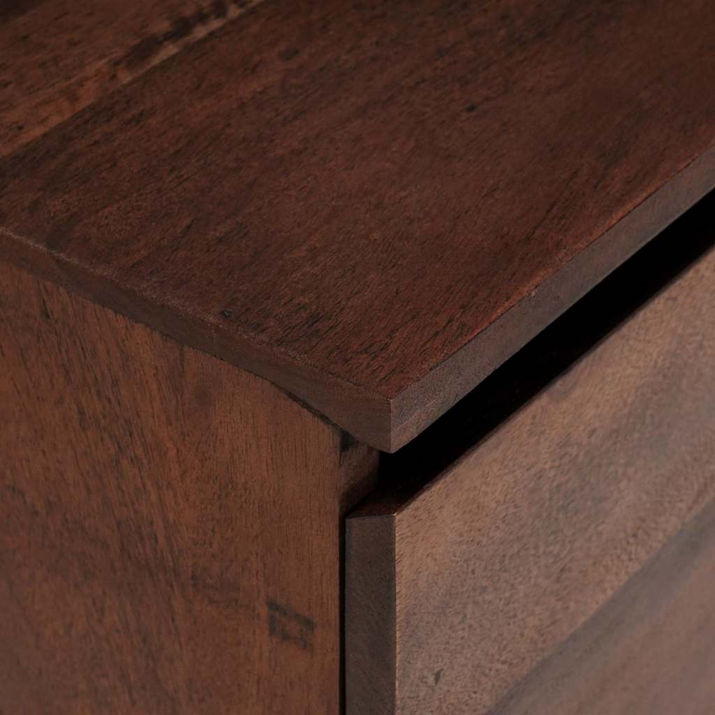 vidaXL Ντουλάπι TV καφέ μελί 110 x 30 x 36 εκ. Μασίφ ξύλο ακακίας