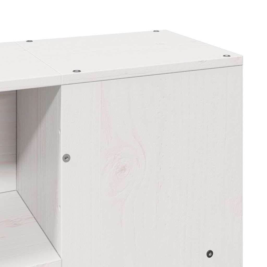 vidaXL Κρεβάτι Βιβλιοθήκη Χωρίς Στρώμα 160x200 εκ Μασίφ Ξύλο Πεύκου