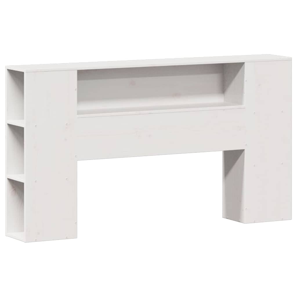 vidaXL Κρεβάτι Βιβλιοθήκη Χωρίς Στρώμα 140x190 εκ Μασίφ Ξύλο Πεύκου