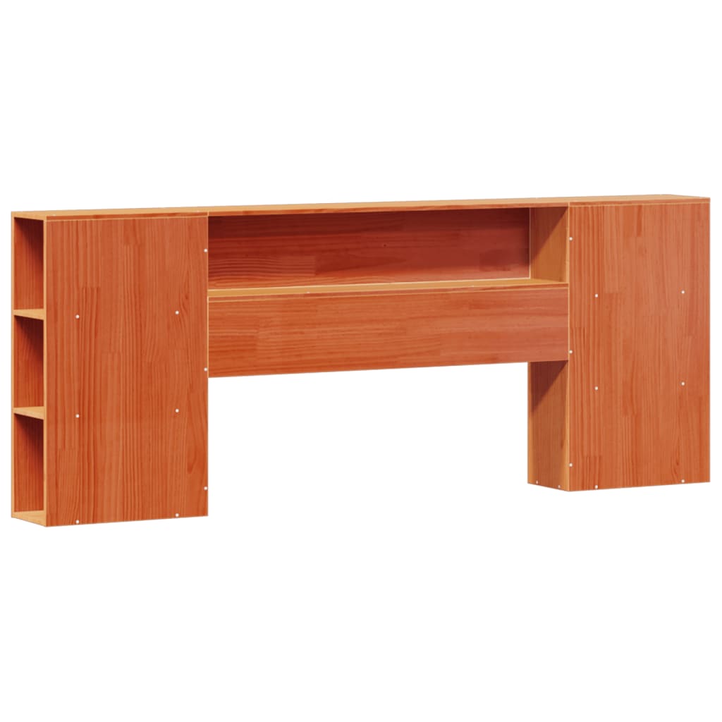 vidaXL Κρεβάτι Βιβλιοθήκη Χωρίς Στρώμα 180x200 εκ Μασίφ Ξύλο Πεύκου