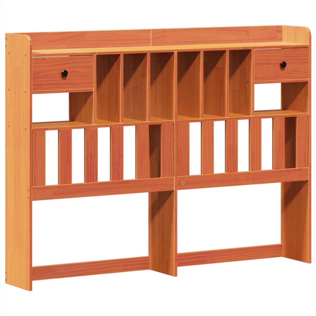 vidaXL Σκελετός Κρεβ. Χωρίς Στρώμα Καφέ Κεριού 160x200 εκ Μασίφ Πεύκο