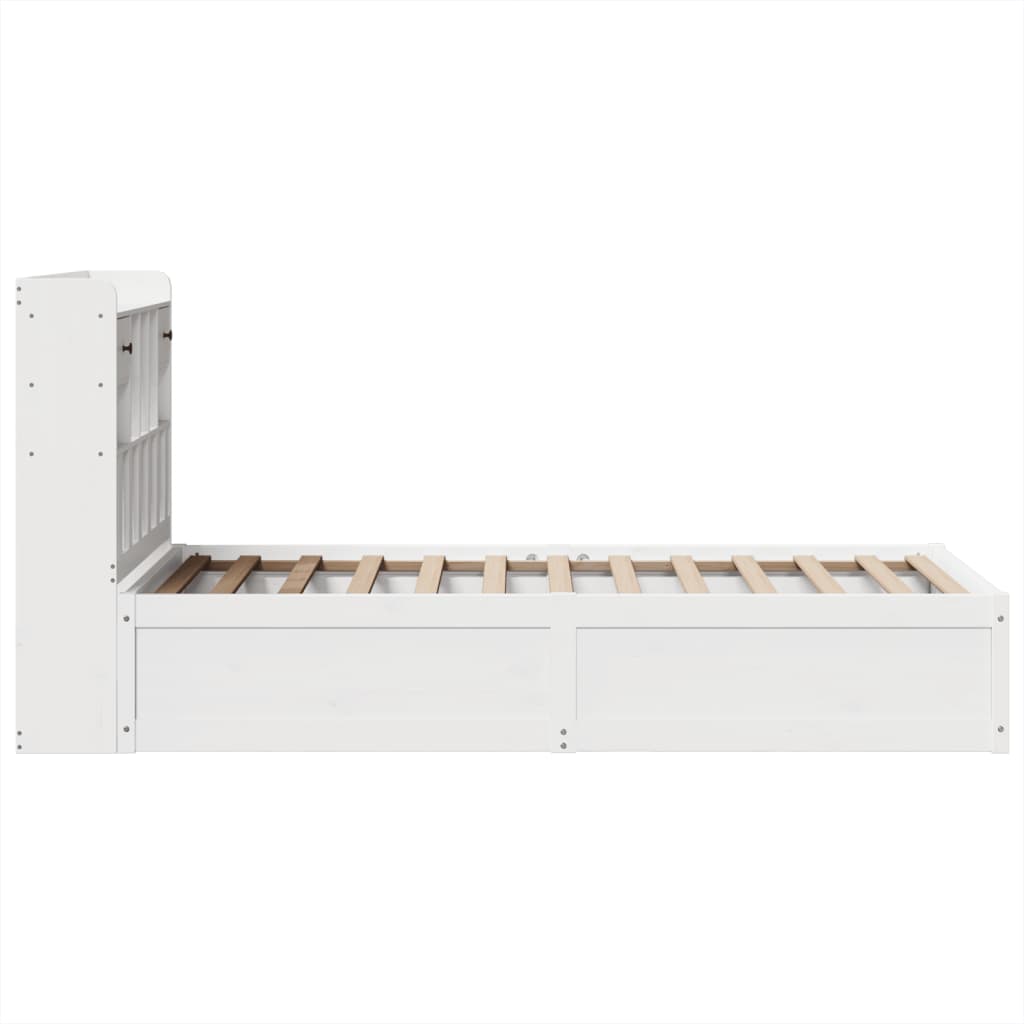 vidaXL Σκελετός Κρεβ. Χωρίς Στρώμα Λευκό 90x190 εκ Μασίφ Πεύκο