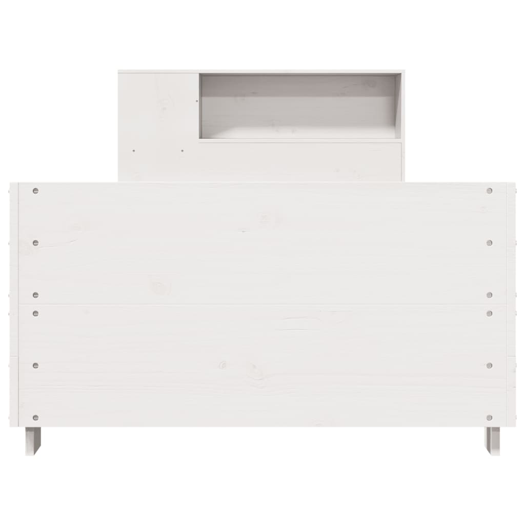 vidaXL Σκελετός Κρεβ. Χωρίς Στρώμα Λευκό 90x190 εκ Μασίφ Πεύκο