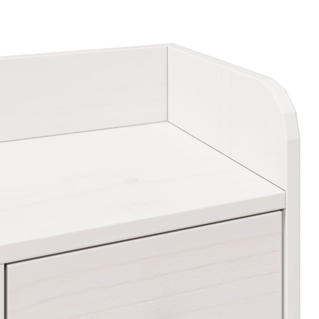 vidaXL Κρεβάτι Βιβλιοθήκη Χωρίς Στρώμα 180x200 εκ Μασίφ Ξύλο Πεύκου