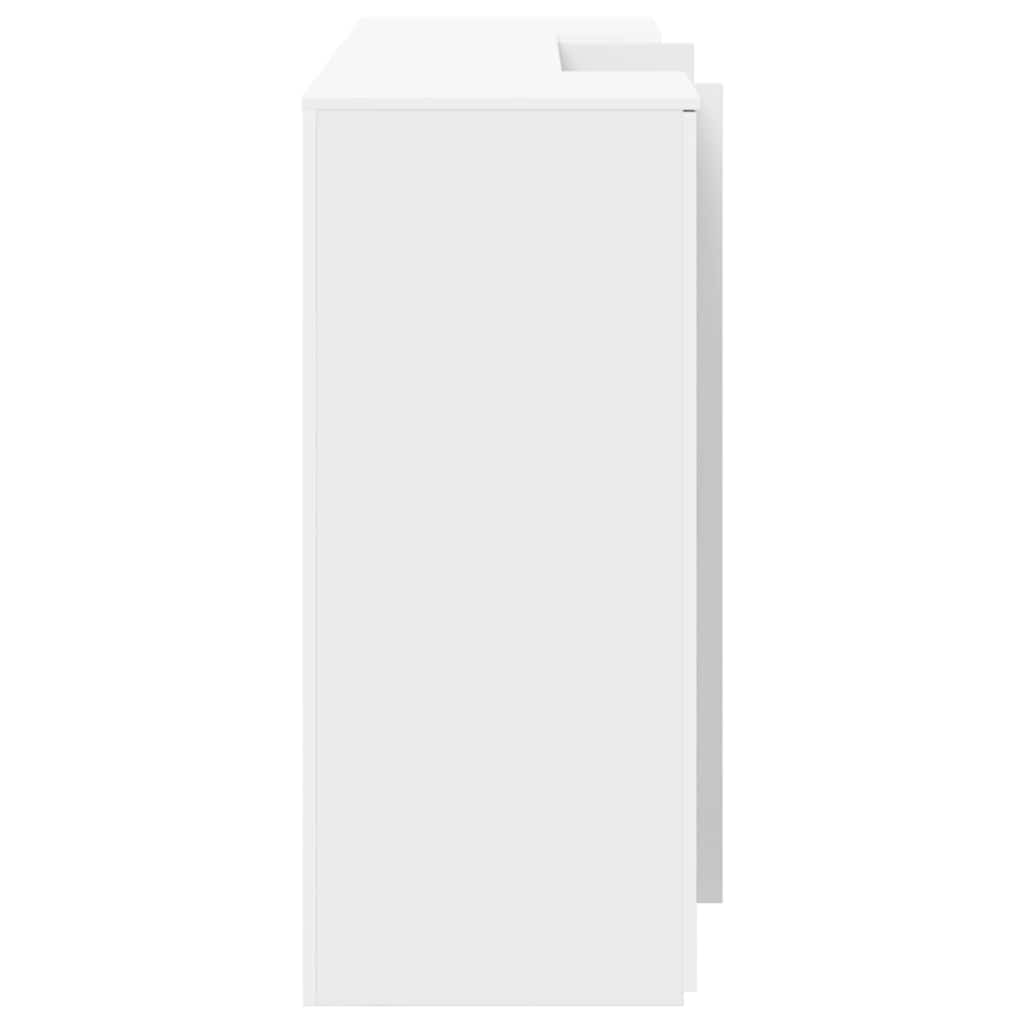 vidaXL Γραφείο Υποδοχής Λευκό 200x50x103,5 εκ. από Τεχνητό Ξύλο