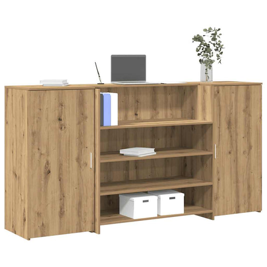vidaXL Γραφείο υποδοχής 200x50x103,5 εκ. Επεξεργασμένο Ξύλο