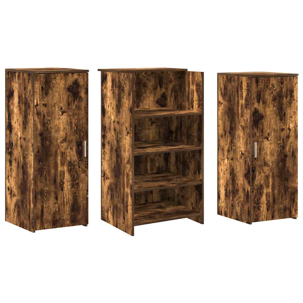 vidaXL Γραφείο υποδοχής 135x50x103,5 εκ. Επεξεργασμένο Ξύλο