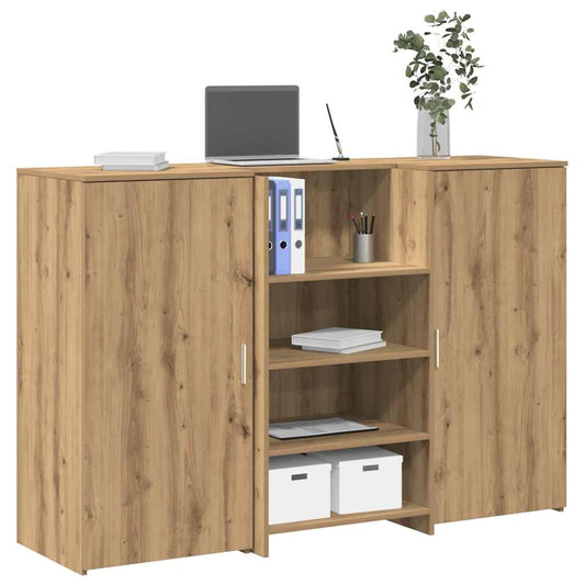 vidaXL Γραφείο υποδοχής 155x50x103,5 εκ. Επεξεργασμένο Ξύλο