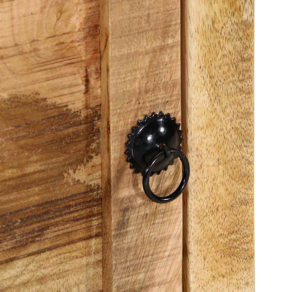 vidaXL Κομοδίνο 2 τεμάχια 40x32x46 cm Στερεό ξύλο Rough Mango