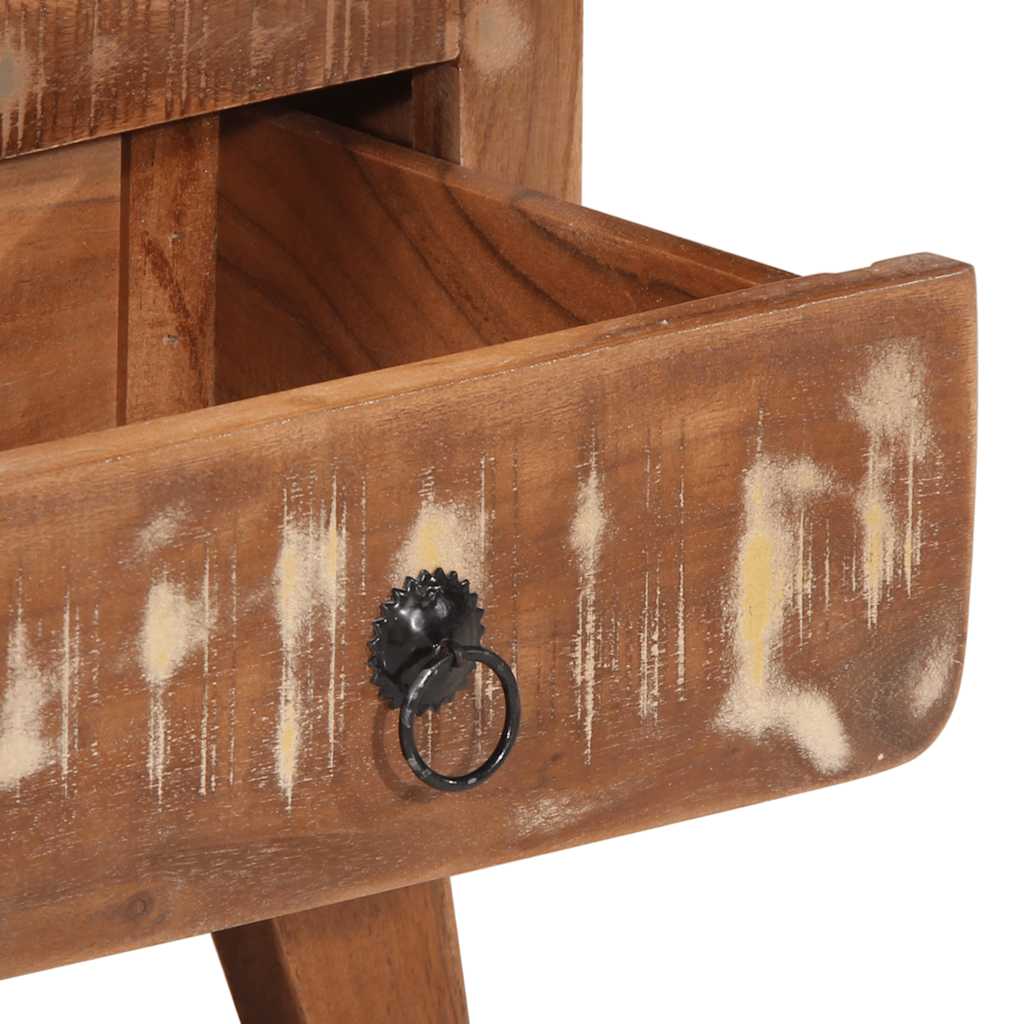 vidaXL Κομοδίνο 2 τεμάχια 40x32x46 cm Στερεό ξύλο ανακυκλωμένο