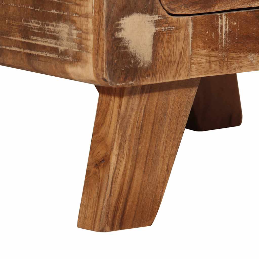 vidaXL Κομοδίνο 37x32x50 cm Στερεό ξύλο αναγεννημένο