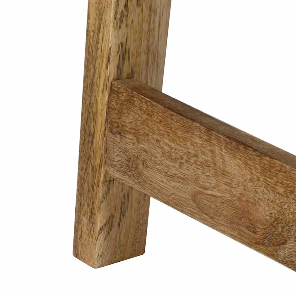 vidaXL Τραπέζι κονσόλας 90x32x75 cm από μασίφ ξύλο Rough Mango