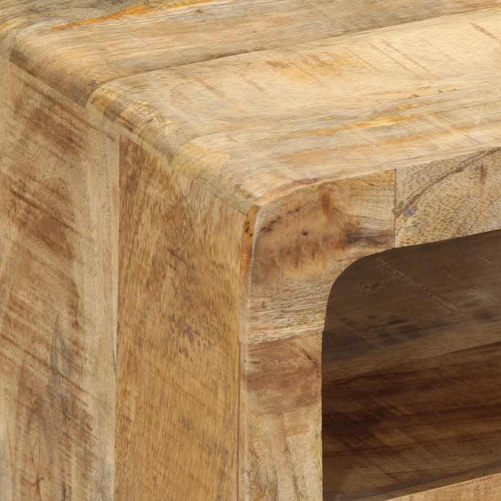 ντουλάπι τηλεόρασης vidaXL 105x46x32 cm μασίφ ξύλο ακατέργαστο μάνγκο