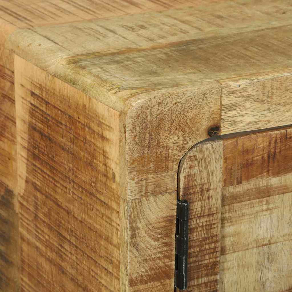 vidaXL Τραπεζάκι σαλονιού Καφέ Μασίφ ακατέργαστο ξύλο μάνγκο