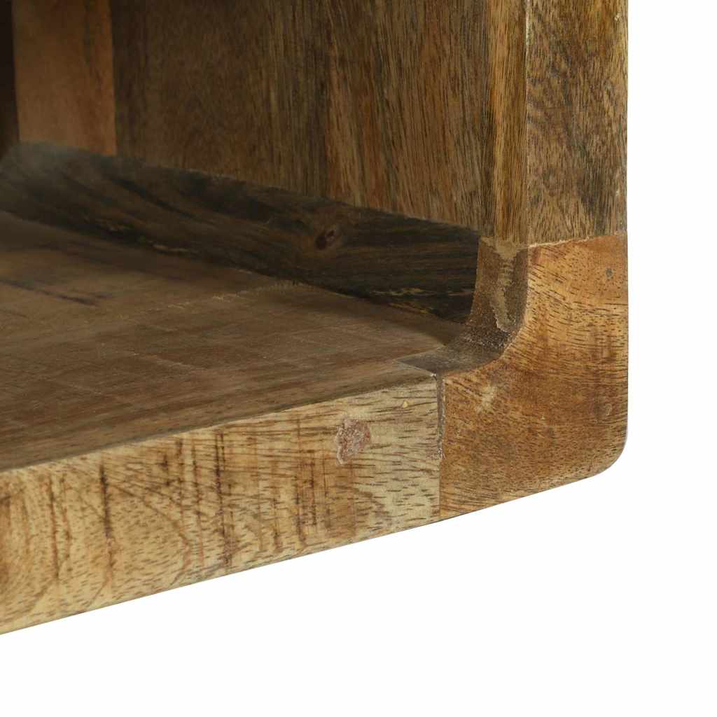 vidaXL Σετ επίπλου τηλεόρασης με ράφι 3 pcs Καφέ Μασίφ ξύλο μάνγκο