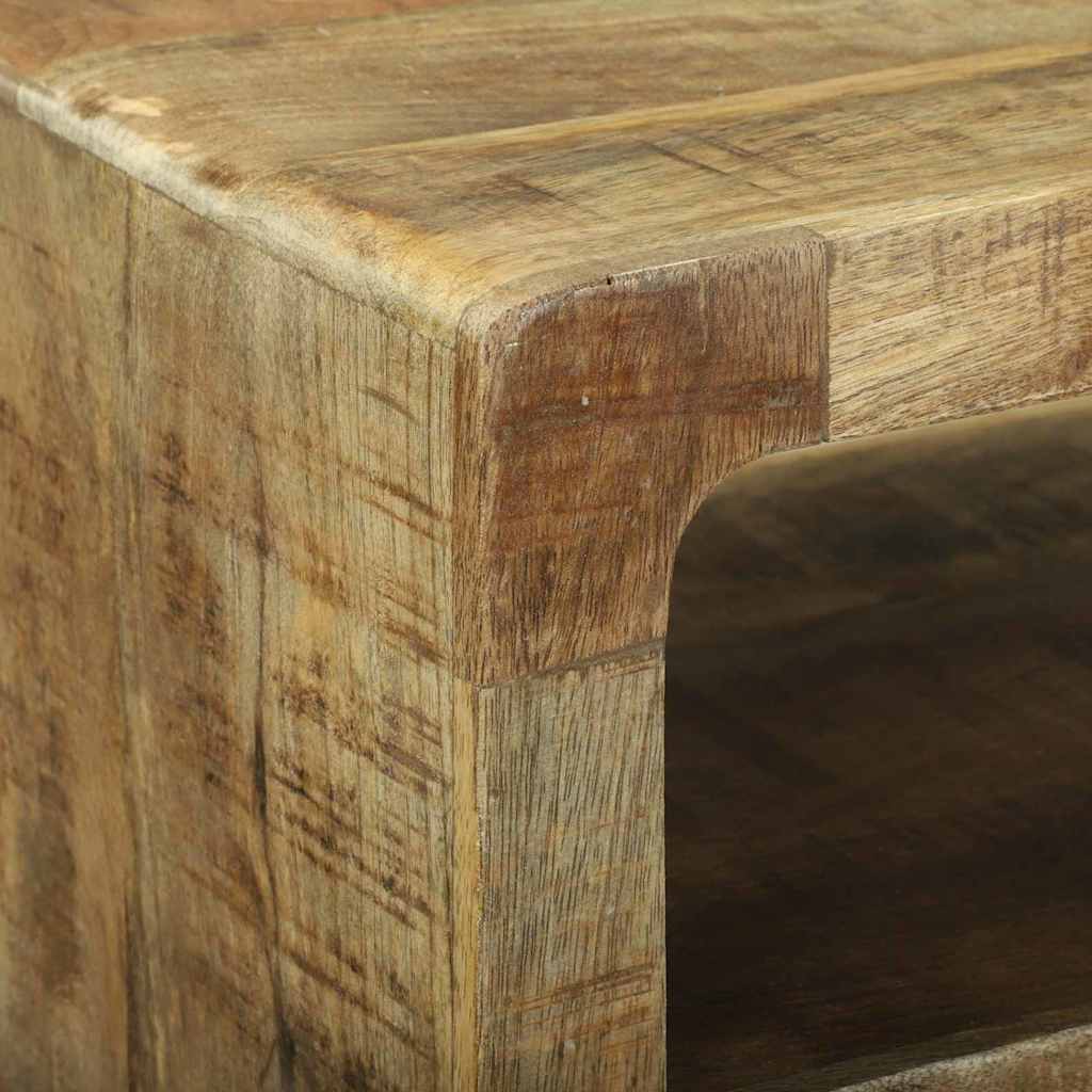 vidaXL Ντουλάπι TV με ράφι Καφέ 60 x 32 x 36 εκ. Μασίφ ξύλο μάνγκο