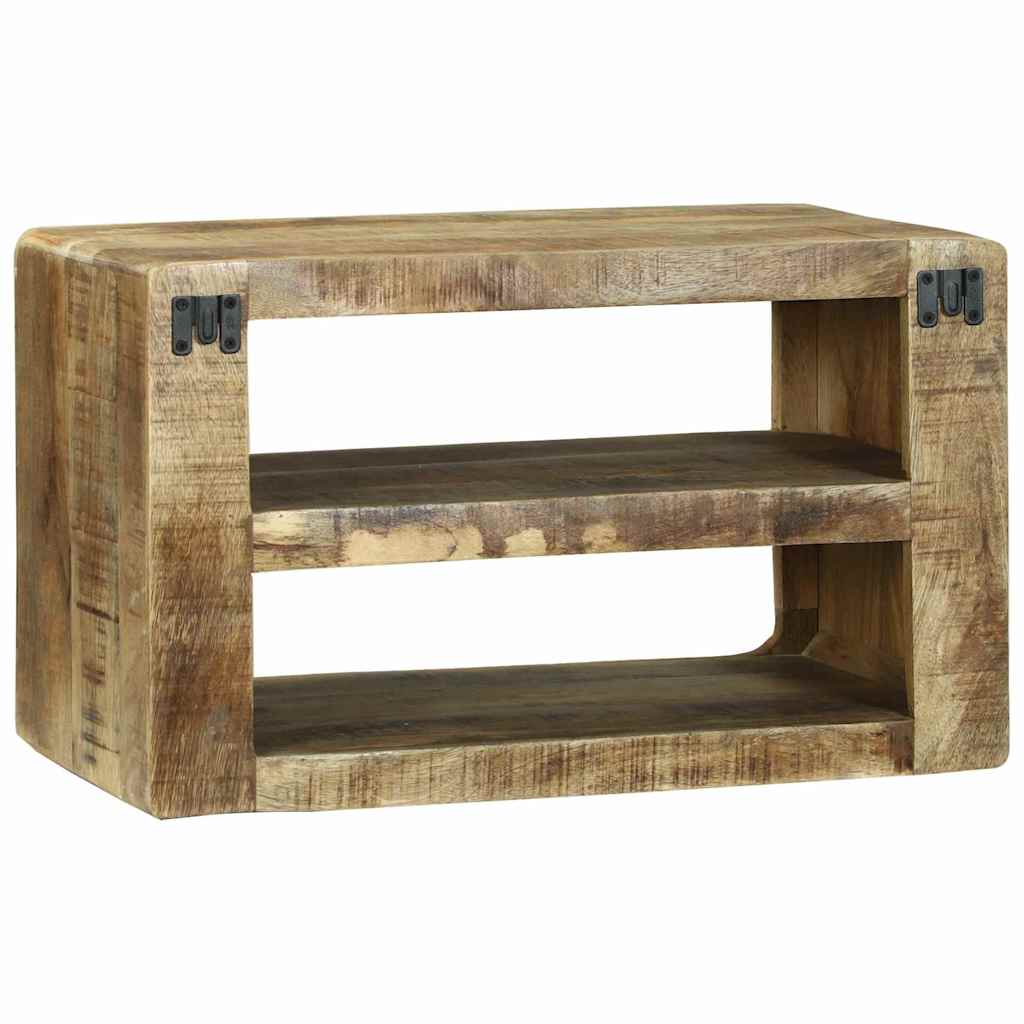 vidaXL Ντουλάπι TV με ράφι Καφέ 60 x 32 x 36 εκ. Μασίφ ξύλο μάνγκο