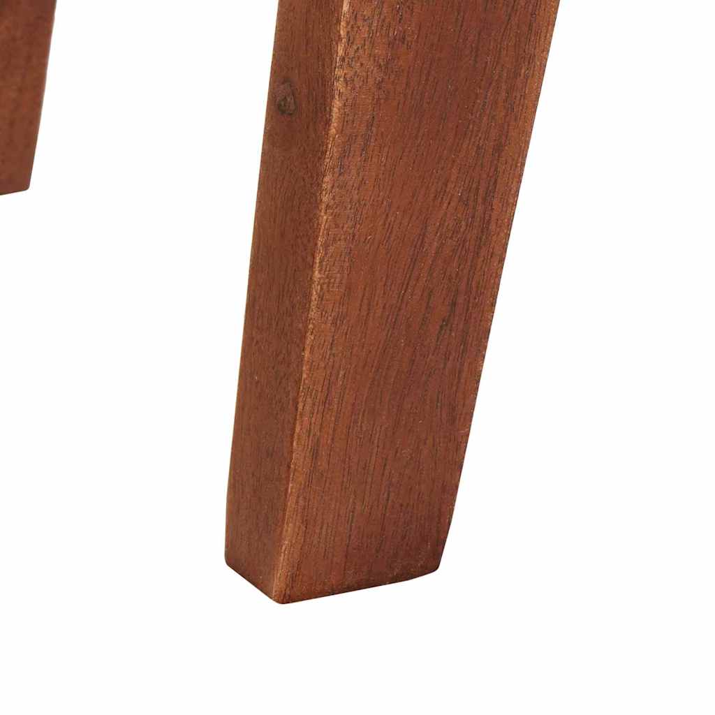 vidaXL Τραπέζια άκρης με ράφι Πολύχρωμο Μασίφ ανακυκλωμένο ξύλο