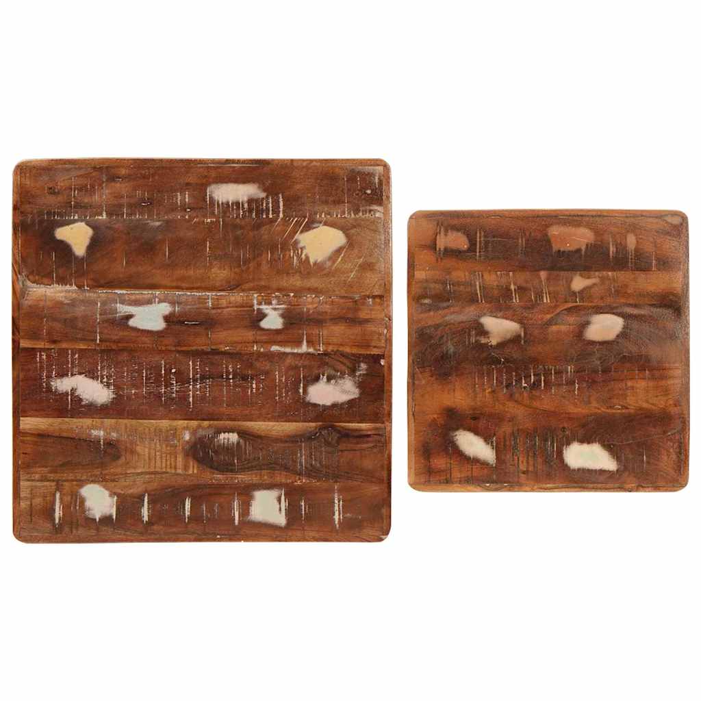 vidaXL Τραπέζια άκρης Πολύχρωμο Μασίφ ανακυκλωμένο ξύλο