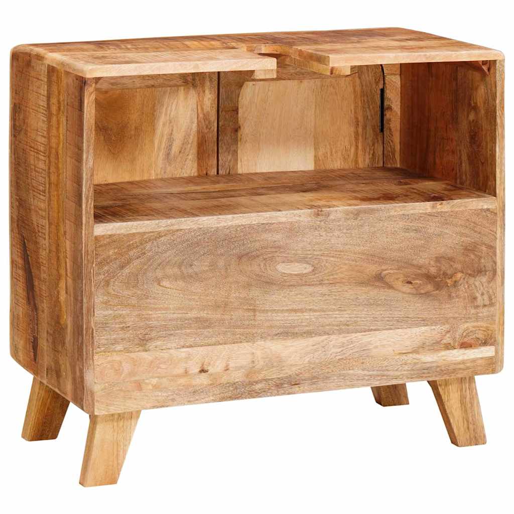 vidaXL Ντουλάπι Μπάνιου Καφέ Σοβαρή Μανγκο ξυλεία και Τεχνική ξυλεία