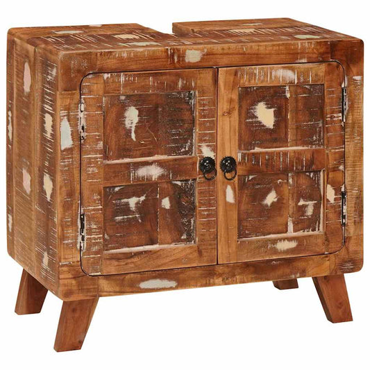 vidaXL Ντουλάπι Μπάνιου Μασίφ ανακυκλωμένο ξύλο και Επεξεργασμένο ξύλο