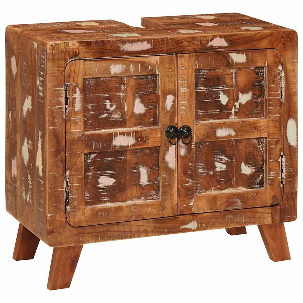 vidaXL Ντουλάπι Μπάνιου Μασίφ ανακυκλωμένο ξύλο και Επεξεργασμένο ξύλο