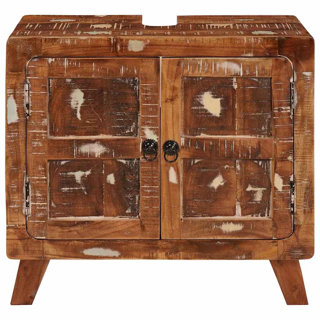 vidaXL Ντουλάπι Μπάνιου Μασίφ ανακυκλωμένο ξύλο και Επεξεργασμένο ξύλο