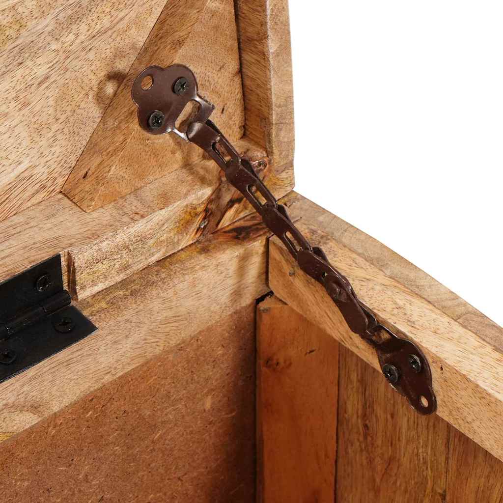 vidaXL Κουτί αποθήκευσης με αποθήκευση Καφέ Μασίφ ξύλο μάνγκο