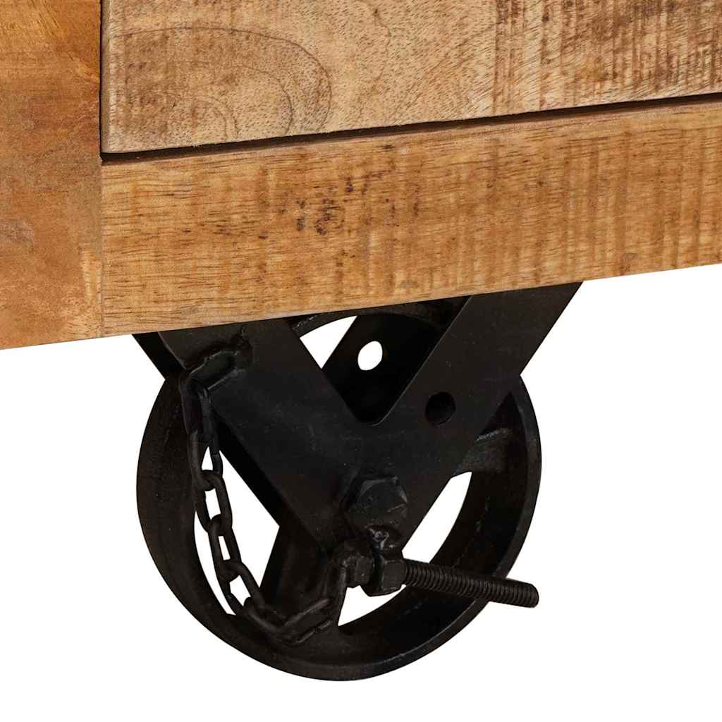 vidaXL Βοηθητικό ντουλάπι Καφέ 70 x 38 x 63 εκ Μασίφ ξύλο μάνγκο