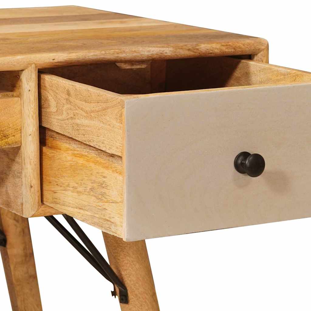 vidaXL Γραφείο γραφής Καφέ 110 x 55 x 76 cm Στερεό ξύλο μάνγκο