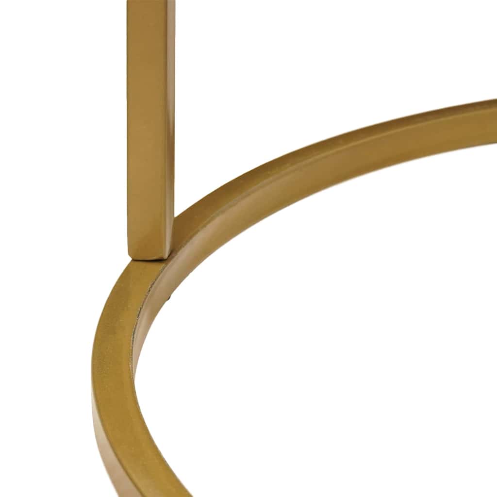 vidaXL Τραπεζάκια Καφέ Στερεών 2 pcs Μασίφ ξύλο μάνγκο και χάλυβας