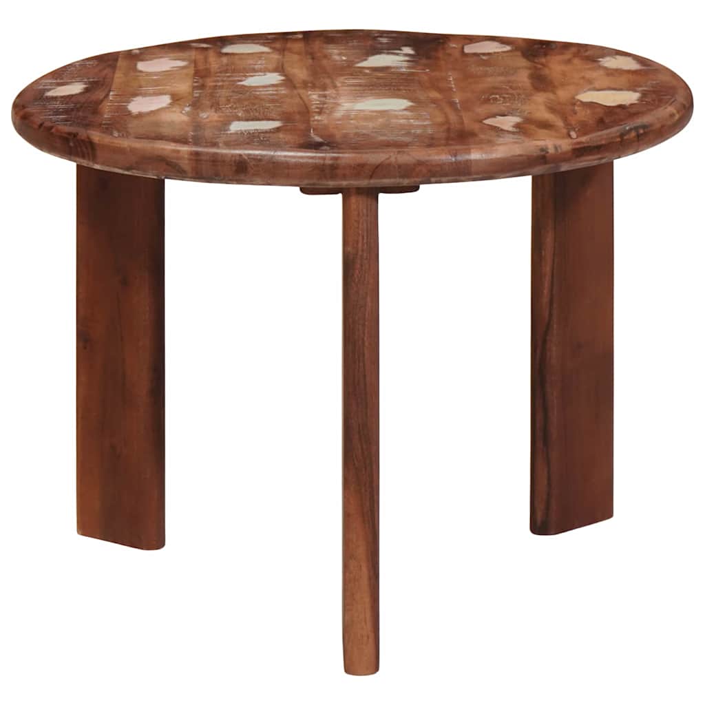 vidaXL Τραπεζάκια Καφέ Στερεών 2 pcs Πολύχρωμο Στερεό ανακτημένο ξύλο