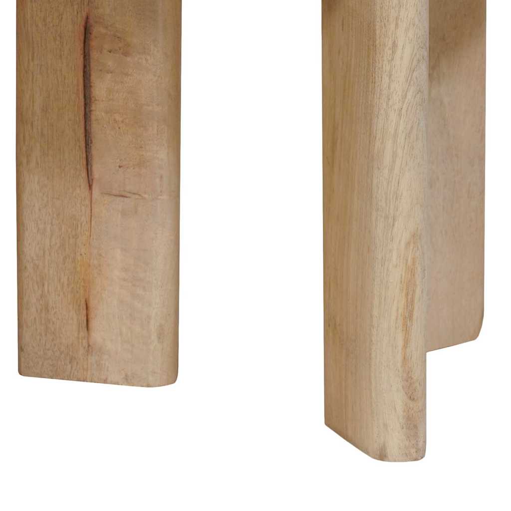 vidaXL Τραπεζάκια Καφέ Στερεών 3 pcs Μαύρο Στερεό ξύλο μάνγκο