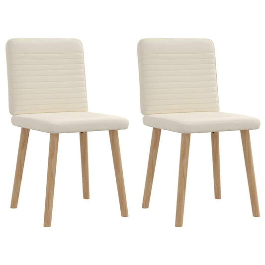 Καρέκλες Τραπεζαρίας vidaXL 2 τεμ Λινό