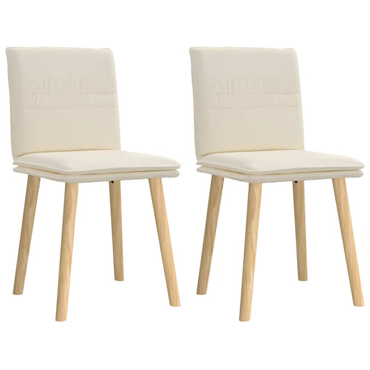 Καρέκλες Τραπεζαρίας vidaXL 2 τεμ Λινό