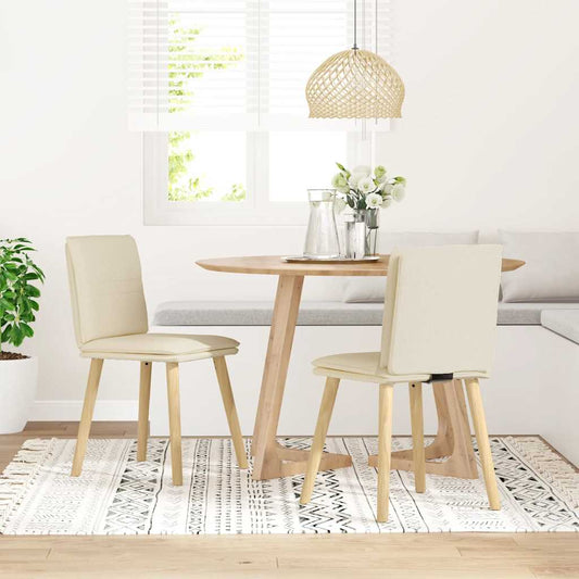 Καρέκλες Τραπεζαρίας vidaXL 2 τεμ Λινό