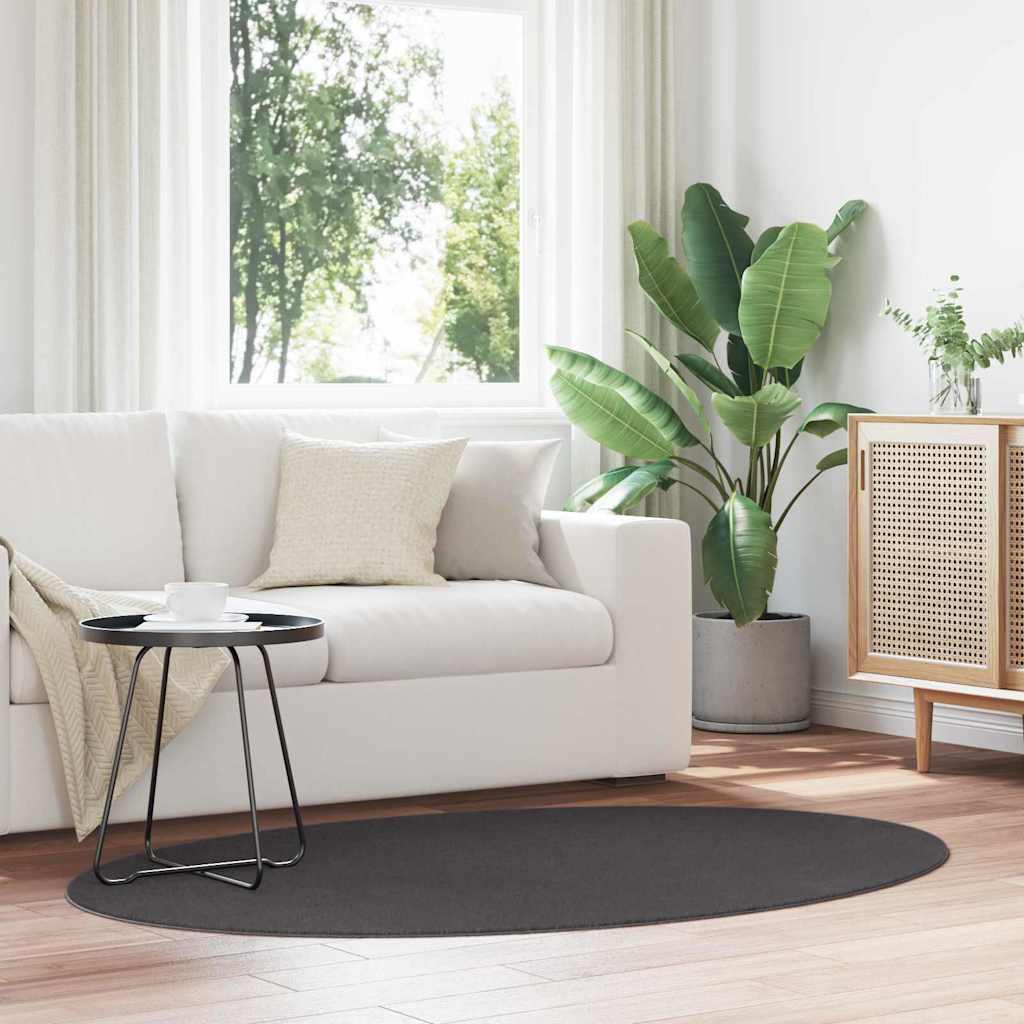 vidaXL Χαλιά Ανθρακί 100 x 200 cm Πολυεστέρας