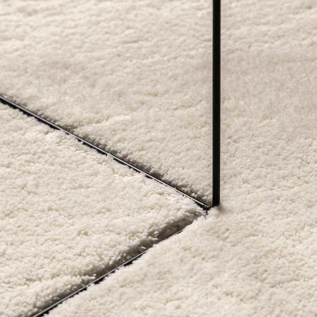 vidaXL Χαλί HUARTE Μπεζ 80 x 150 cm 100% Πολυεστέρας