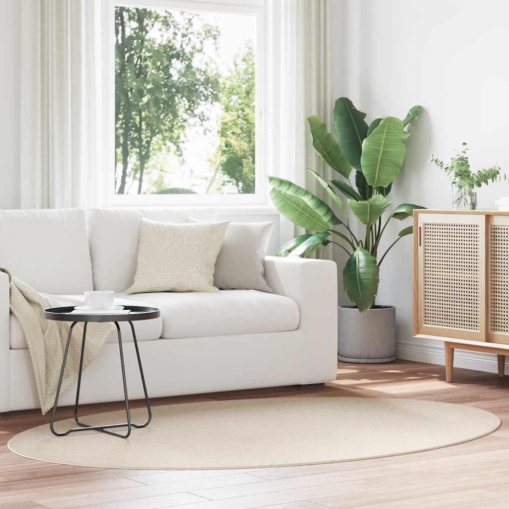 vidaXL Χαλί HUARTE Μπεζ 140 x 200 cm Πολυεστέρας