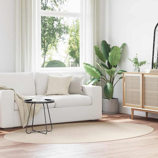 vidaXL Χαλιά χώρου Ωοειδής HUARTE Μπεζ 160 x 230 cm 100% Πολυεστέρας