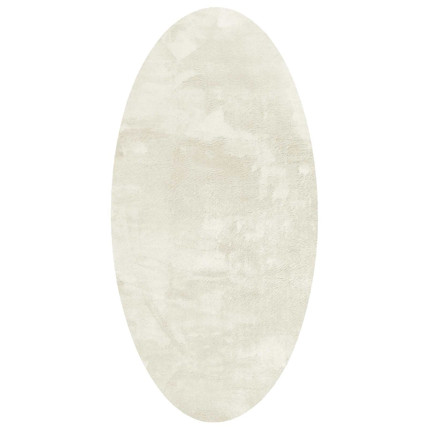 vidaXL Χαλιά χώρου Ωοειδής HUARTE Κρεμ 150 x 80 cm 100% Πολυεστέρας