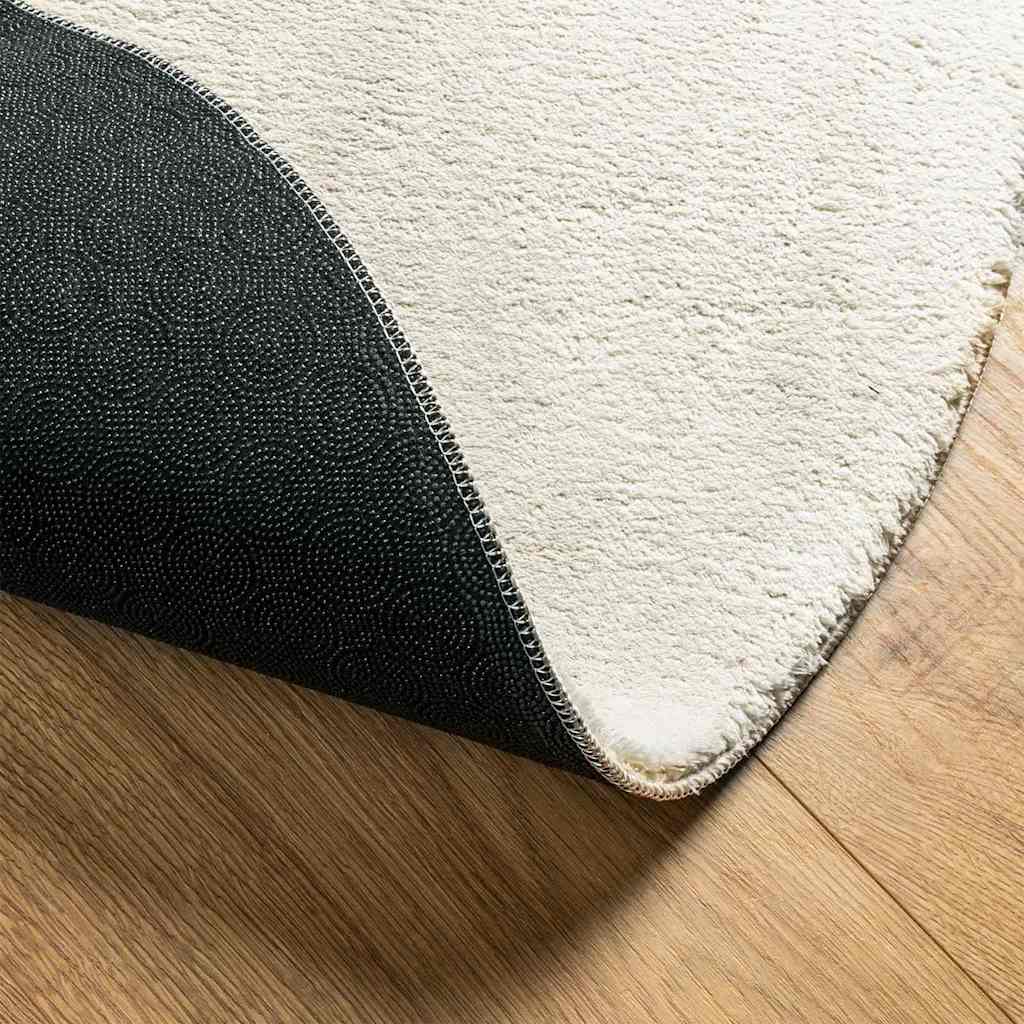 vidaXL Χαλί HUARTE Κρεμ 140 x 200 cm Πολυεστέρας