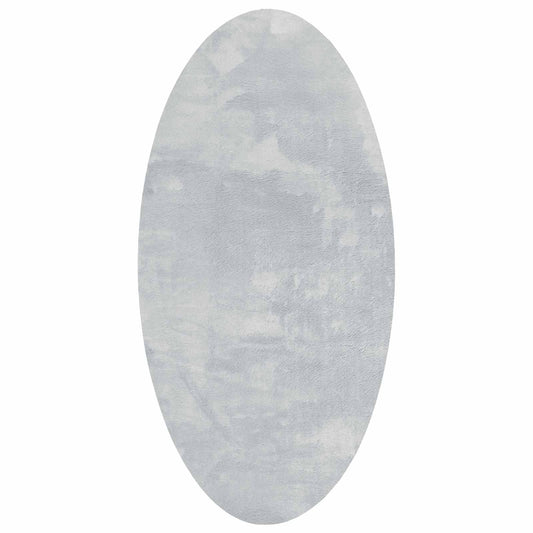 vidaXL Χαλιά χώρου Ωοειδής HUARTE Γκρι 80 x 150 cm 100% Πολυεστέρας