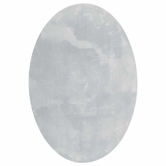 vidaXL Χαλιά χώρου Ωοειδής HUARTE Γκρι 140 x 200 cm 100% Πολυεστέρας