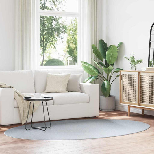 vidaXL Χαλιά χώρου Ωοειδής HUARTE Γκρι 160 x 230 cm 100% Πολυεστέρας