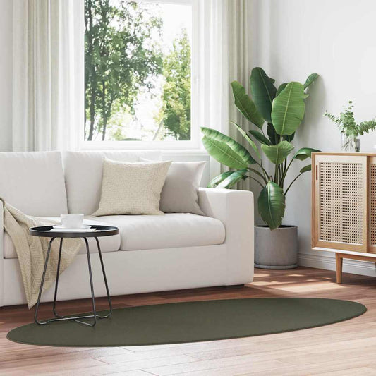 vidaXL Χαλιά Δασικό Πράσινο 100 x 200 cm Μαλλί